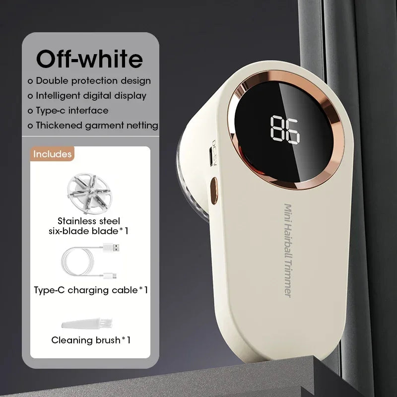 PerfectLint – Kabelloser Flusenentferner mit LED-Display und wiederaufladbarem Akku