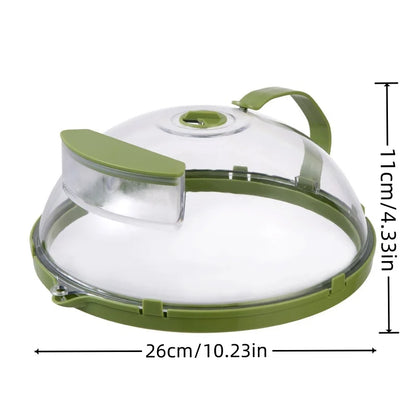 ClearSteam Pro – Multifunktionale Mikrowellenabdeckung mit Dampf- und Griff-Funktion