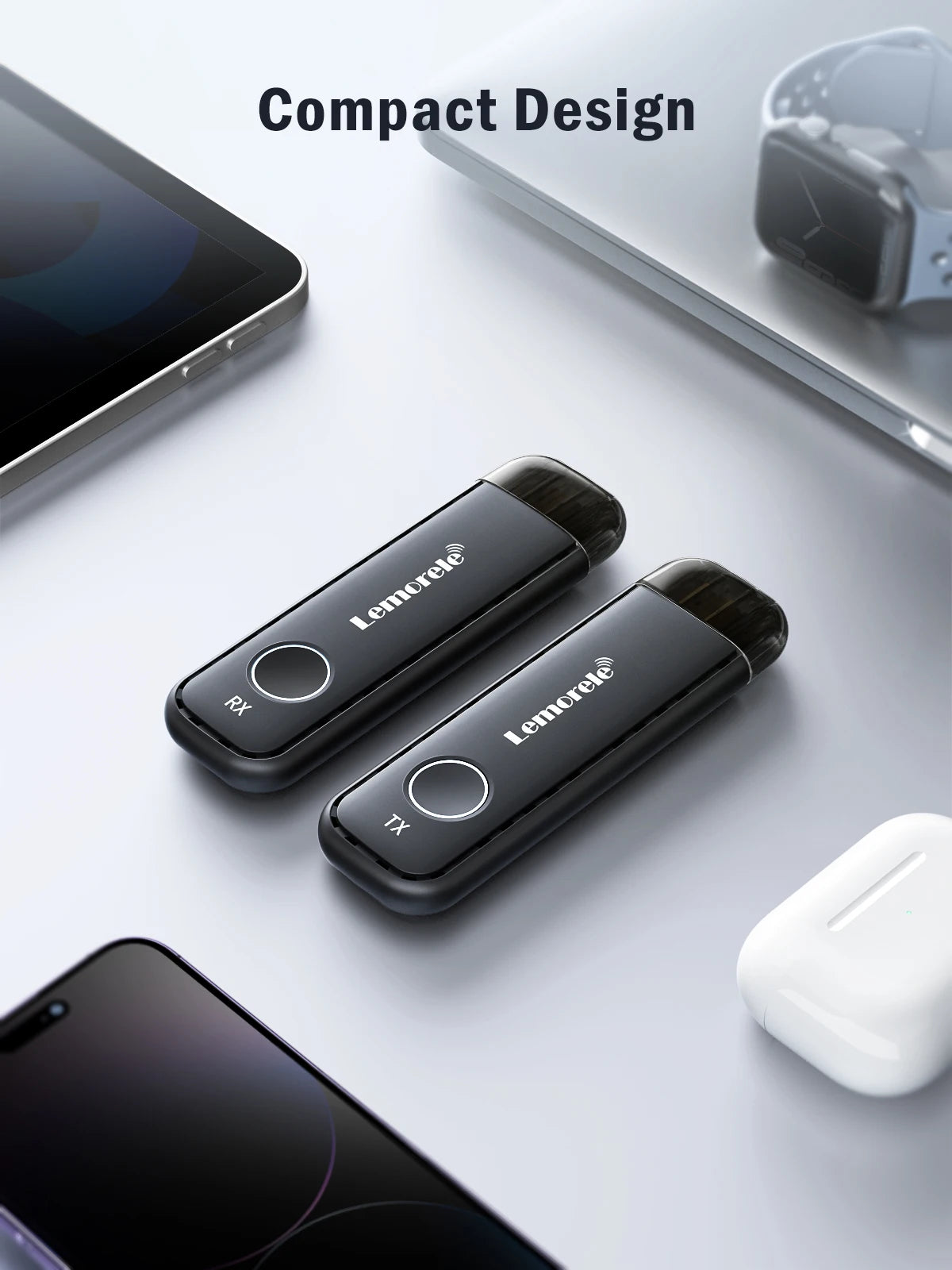 Lemorele 50M Wireless HDMI Magic: Dein 1080P Streaming-Held für Laptop, TV, Projektor & Monitor