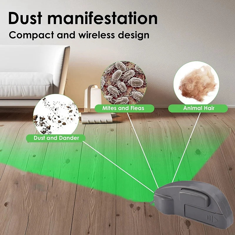 DustMaster Pro – Multifunktionaler Staubsauger mit Laserlicht und Beleuchtung für Haushaltsreinigung und Tierhaare