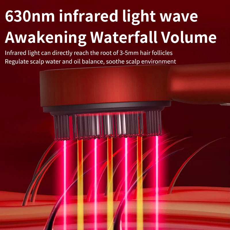 VibeBoost Pro – Elektrischer Vibrationsmassagekamm für Haarpflege und Wachstum