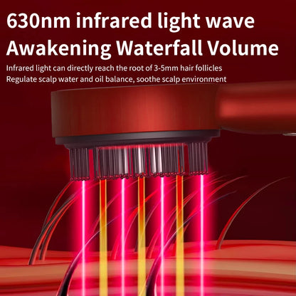 VibeBoost Pro – Elektrischer Vibrationsmassagekamm für Haarpflege und Wachstum