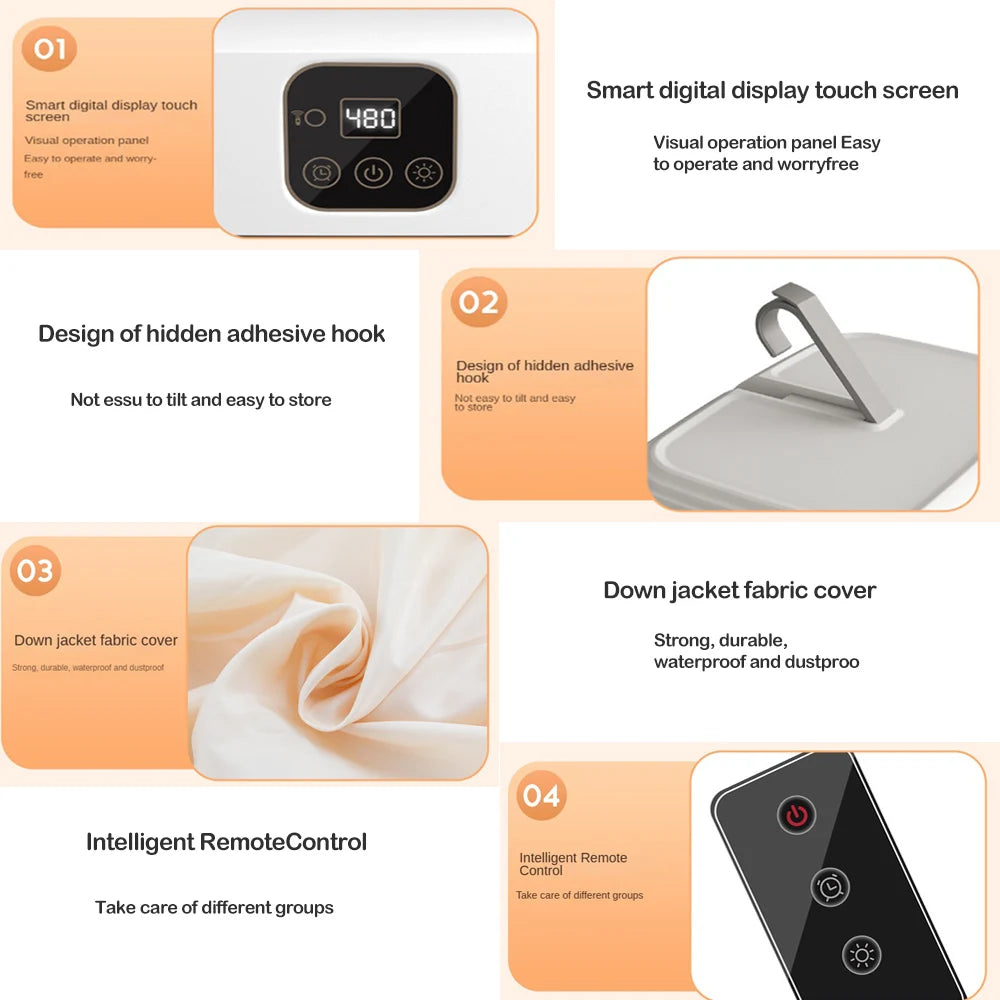 HomeDry Deluxe – Intelligenter Trockner für Zuhause mit Heiz- und Timerfunktionen