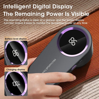 PerfectLint – Kabelloser Flusenentferner mit LED-Display und wiederaufladbarem Akku