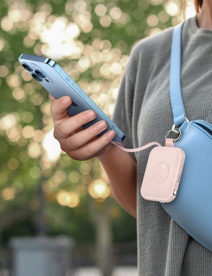 PowerMag Pro – Magnetisches Kabelloses Ladegerät & Powerbank für iWatch, AirPods, Samsung & Apple