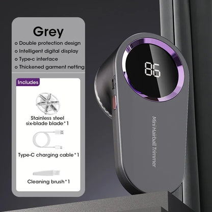 PerfectLint – Kabelloser Flusenentferner mit LED-Display und wiederaufladbarem Akku